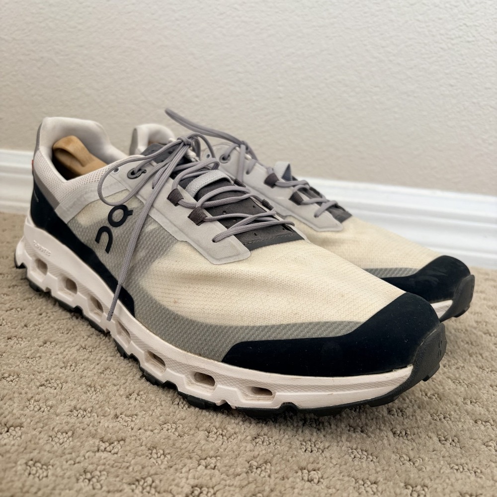 On Cloudvista Trail Running Shoes Glacier Black Gray White 64.99059 Men US 12.5